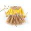 S33548W Baby Girls Grenadine Knitted Lace Dress Kids Cute Dress