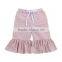 2017 Wholesale Children's Boutique Clothing Cotton Baby Girls Ruffle Shorts