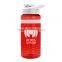 USA Made 20 oz. BPA-Free Tritan Stripe Water Bottle With Drink-Thru Lid - has snap lid, silicone grip and comes with your logo
