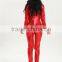 walson 2015 red pvc catsuit pvc vinyl catsuit latex transparent catsuit Halloween Fancy Dress