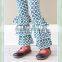 Baby Girls Triple Ruffle Pants Trousers Wearing Under Dress American Posh Girls Pants, 2 Colors