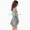 Women's spring and autumn hollow mesh long sleeve t-shirt