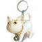 hot sale rubber pvc cat shaped keychain