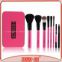 MAANGE 7 piece face use cosmetic brushes kits with nylon hair