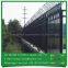 High security galvanized steel bending top tubular fence design border fence