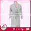 New design 3D embossed flannel fleece bathrobe for women