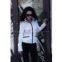 ladies fashion red down coat