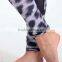 Women's Digital Printed Classic Brushed Yoga Sport Stretch Nine Points Leggings