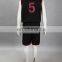 Rose Team-Free Shipping Kuroko's Basketball Daiki Aomine Too High School Basketball Team Uniform Black Number 5 Sexy Halloween C