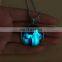 Women Jewelry Glowing Pendant Necklace With Ghost Pattern