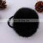 Factory wholesale baby elastic hair rubber ring with fur ball for girls and women