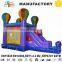 colorful balloon inflatable bouncer castle with slide/colorful balloon combo