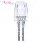 Wholesale Ladies White Leopard Digital Printed Sport Fabric Sweat Suit