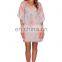100% chiffon dubai kaftan dress beach kaftan cover ups
