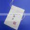 Customized Logo packaging printing fabric linen canvas drawstring bag