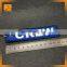 Popular design cheap embroidery custom logo key chain