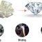 Bruting and Girdling Natural Diamond,Polishing Natural diamond