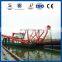 1.7m Average Draught Sand Extraction Ship Dredger with Diesel Engine
