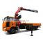 8 ton SANY crane small truck mounted crane with SINOTRUCK chassis