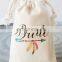 Custom bride tribe tote bag cotton packaging drawstring bag