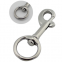 For Sail Boats & Yachts Stainless Stee Clevis Grab Hook Nickel White Color