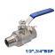 High quality Type Two Ball valve Stainless steel DN15/DN20 1/2 3/4 inch Female to male thread SS304 316 2 way Ball Valve