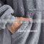 Versatile Microfiber Polyester Fabric Fluffy Lightweight Durable Wearable Sherpa Blanket