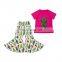 Kids Sequin Cactus Raglan Shirt And Bell Bottoms Pants
