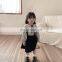6660/Customized print kids lace turn-down collar shirt korea fashion sweet girls top