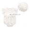 Baby clothes romper newborn jumpsuit sweet cotton hooded short-sleeved romper summer new style