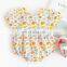 A0277# Baby Clothes Newborn Girls Rompers Flower Print Baby Girls Romper Summer Toddler Princess Kids Jumpsuits