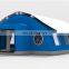 Airtight Portable Inflatable frame supported Lodge construction tent with shade