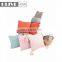 2018 hot sales 100%acrylic decorative rib knitted cushion cover with lantern tassels