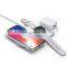 shenzhen 2019 custom wireless charger fantasy Smart watch charging Mobile Phone Holder 3 in 1 fast wireless portable charger