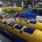 factory pvc Tarpaulin Inflatable banana boat ,inflatable sport game for sale