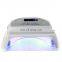 New arrival high power portable  rechargeable  64w cordless  uv led  nail dryer for UV led lamp gel polish