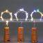 Wine bottle battery operated led string lights for decoration