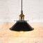 Black Metal Cover Pendant Light for Coffee Bar Restaurant