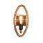 American personality industrial retro iron art hemp rope wall lamps for decoration