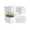 custom geometric balcony wall hanging inverted railing balcony indoor levitating ceramic flower planters box plant bonsai pot