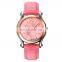 SKEMI 9265 Ladies Fashion Pink Wrist Watches Creativity Leather Female Quartz Watch
