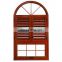 removable louver wood aluminum cladding louvered window
