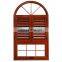 removable louver wood aluminum cladding louvered window