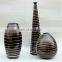black fancy home decor flower vases