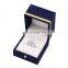 New arrival hot selling custom leather jewelry box custom logo ring jewelry box