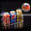 strong suction acrylic organizer for drinks can holder bottles wall mount acrylic fridge holder