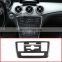 Carbon fiber CD Console Panel Trim Car Sticker For Mercedes Benz CLA 200 220 2014 2015 Accessory