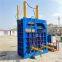 Large scrap metal all steel hydraulic packer aluminum alloy stainless steel scrap iron bicycle frame automobile shell semi-automatic compressor