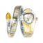 MissFox 2809 Iced Out Watch for women Luxury Brand Blue Dial Fashion quartz watches women