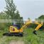 Low price komatsu pc40 excavator with blade